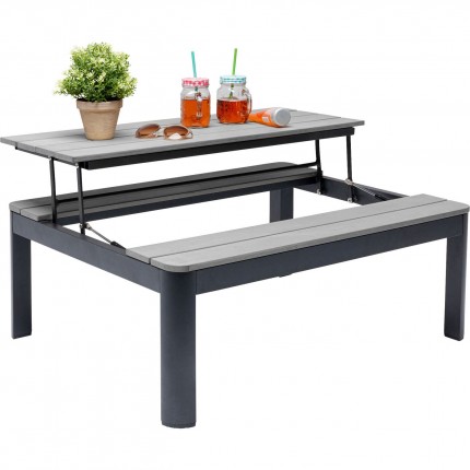 Multifunctionele Tuin Salontafel Holiday Zwart Kare Design