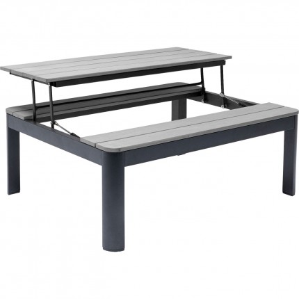 Multifunctionele Tuin Salontafel Holiday Zwart Kare Design