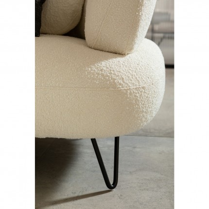 Sofa Peppo 2-Zits creme Kare Design