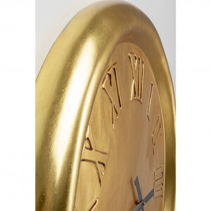 Wall Clock Big Drop Gold 92x127cm Kare Design