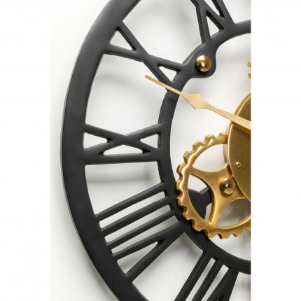 Wandklok Clockwork 126x46cm Kare Design