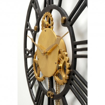 Wandklok Clockwork 126x46cm Kare Design