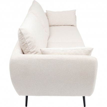 Sofa Amalfi 2-Zits creme Kare Design