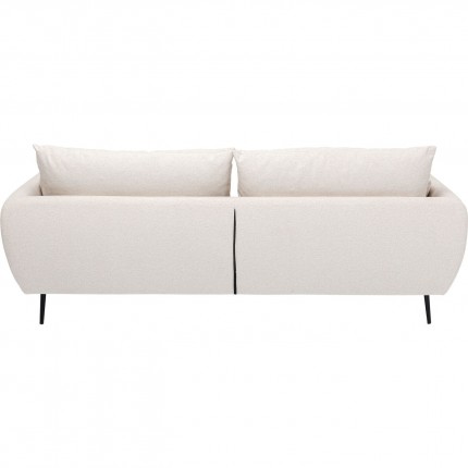 Sofa Amalfi 2-Zits creme Kare Design