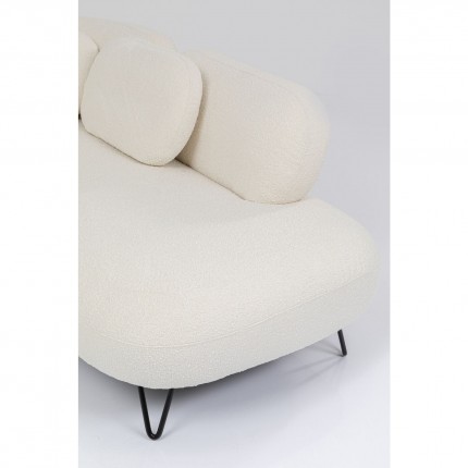 Corner Sofa Peppo white right Kare Design