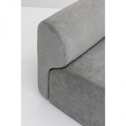 Hoek sofa Lucca rechts grijs Kare Design