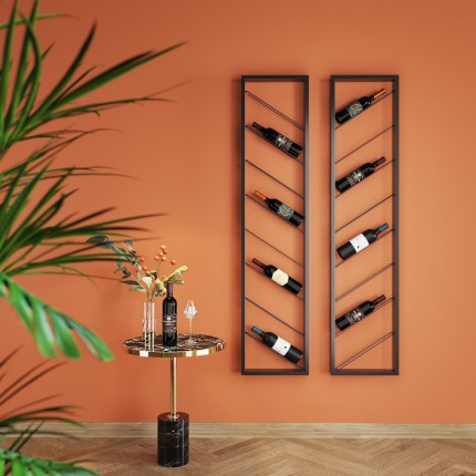 Wall Wine Shelf Bistro Uno 160cm Kare Design