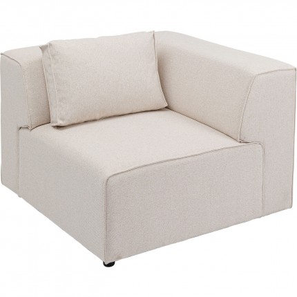 Hoek sofa Infinity rechts creme Kare Design