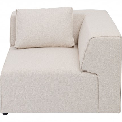 Hoek sofa Infinity rechts creme Kare Design