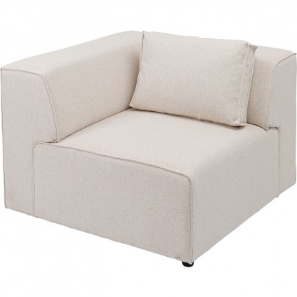 Hoek sofa Infinity links creme Kare Design