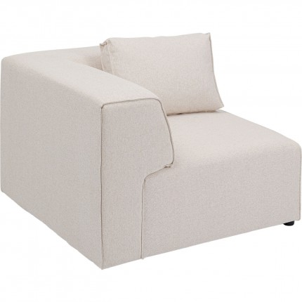 Hoek sofa Infinity links creme Kare Design