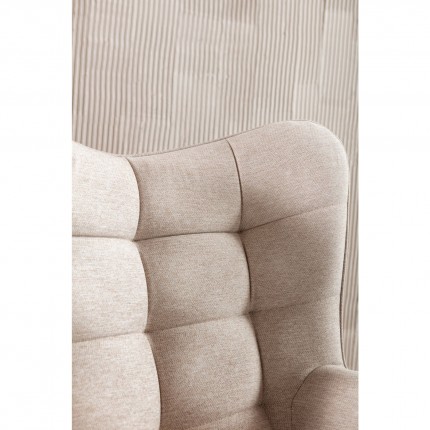 Draaifauteuil Oscar creme Kare Design