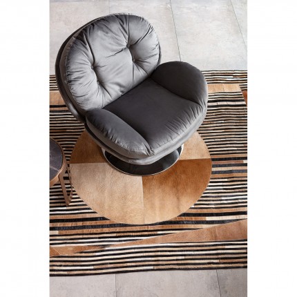 Draaifauteuil Cosy grijs Kare Design