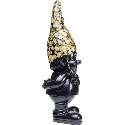 Woonaccessoires Gnome Standing Zwart Gouden 61cm Kare Design