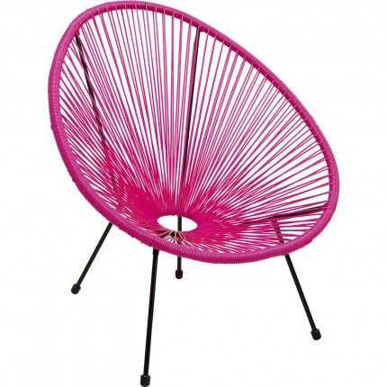 Tuinfauteuil Acapulco roze Kare Design