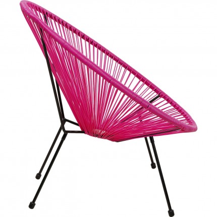 Outdoor Armchair Acapulco pink Kare Design