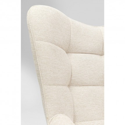 Draaifauteuil Oscar creme Kare Design