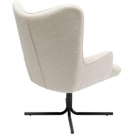 Draaifauteuil Oscar creme Kare Design