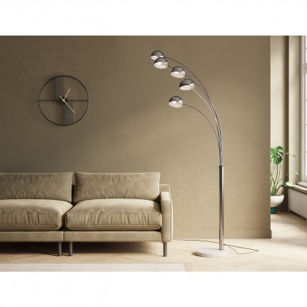 Floor Lamp Five Fingers 201cm chrome Kare Design