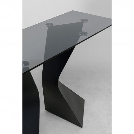 Console Gloria 140x45cm black Kare Design