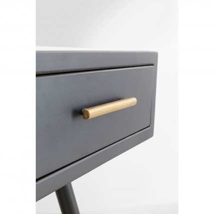 Bureau La Gomera 140x60cm zwart Kare Design