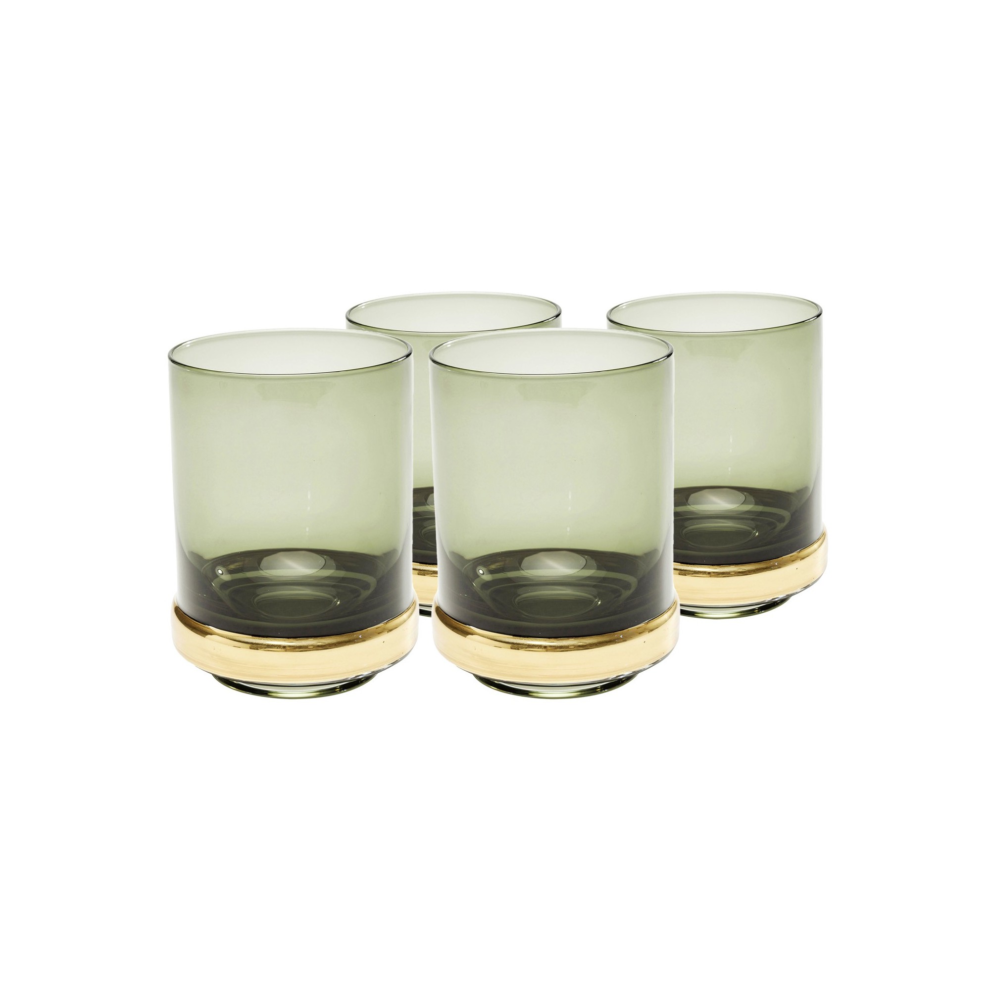 Verres à eau Innocent fumé set de 6 Kare Design