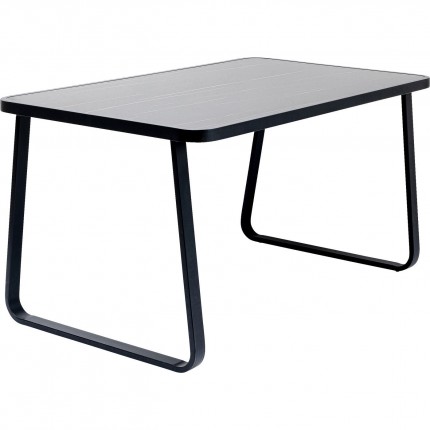 Tuintafel Santos 143x83cm zwart Kare Design