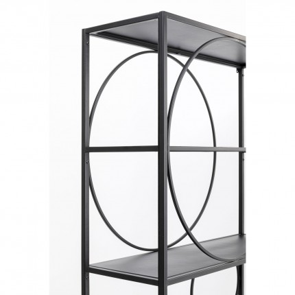 Bookshelf Circle zwart 200x100cm Kare Design