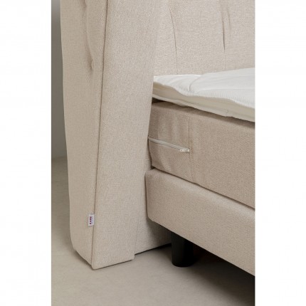 Bed Boxspring Benito Moon cream Kare Design