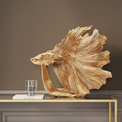 Deco betta fish 34cm gold Kare Design