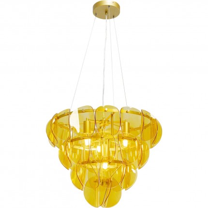 Hanglamp Mariposa Triple goud Kare Design