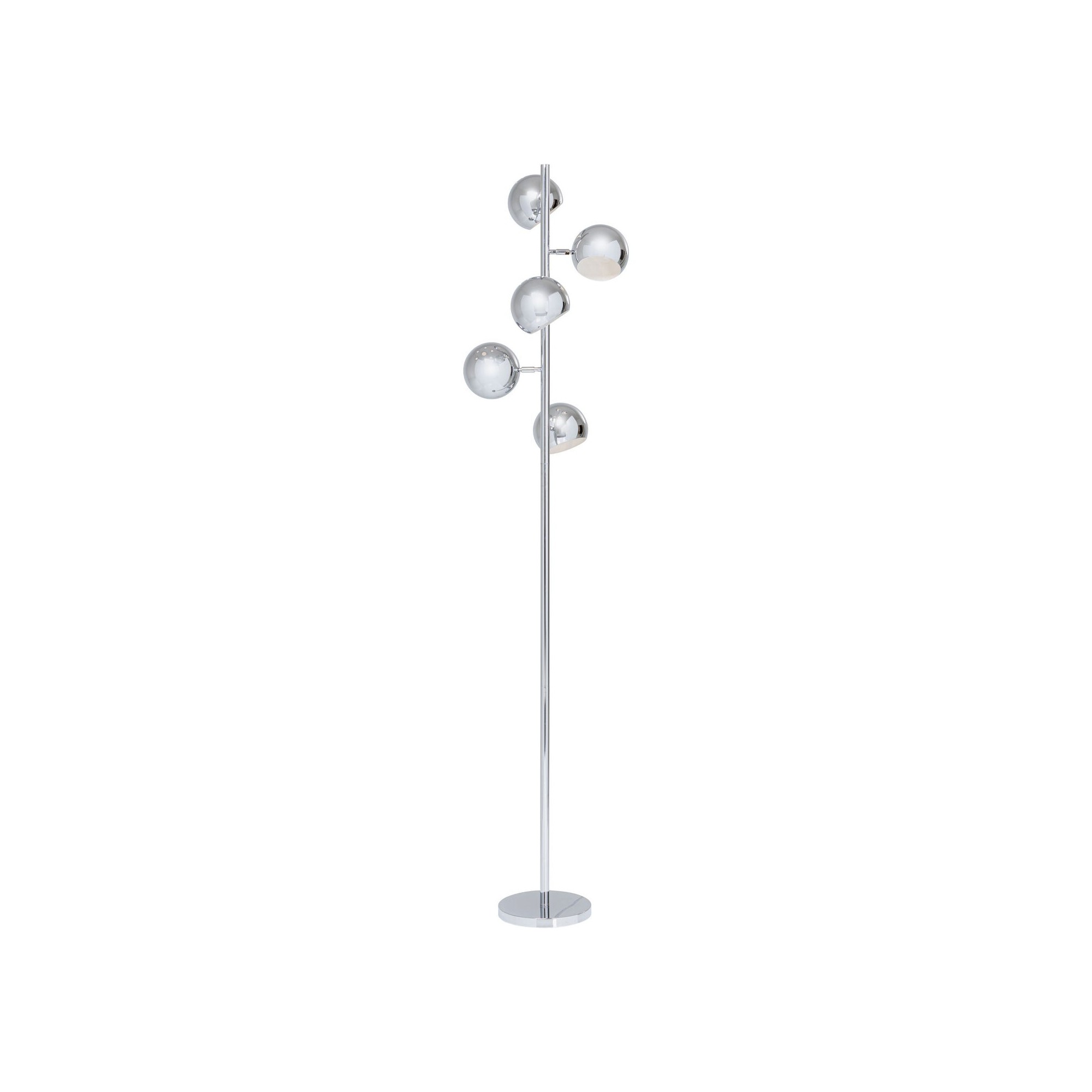 Lampadaire Calotta chrome 5 Kare Design