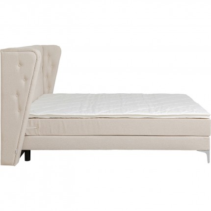 Bed Boxspring Benito Moon cream Kare Design