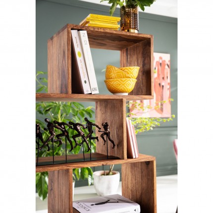 Bookshelf Authentico Zig Zag 150x60cm Kare Design