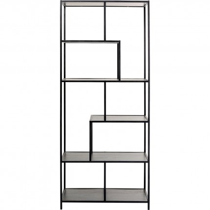 Bookshelf Loftie 185x77cm zwart Kare Design