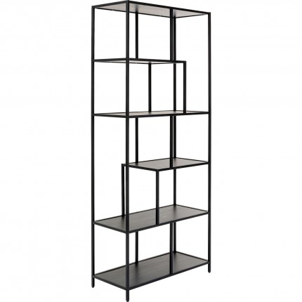 Bookshelf Loftie 185x77cm zwart Kare Design