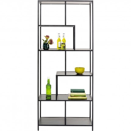 Bookshelf Loftie 185x77cm zwart Kare Design