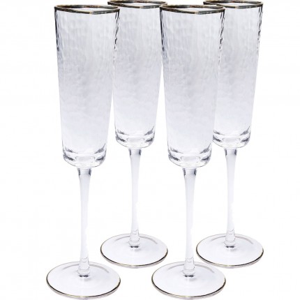 Champagneglazen Hommage (4/Set) Kare Design