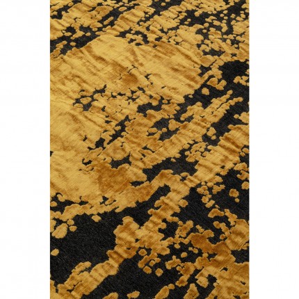 Carpet Silja ochre and black Kare Design