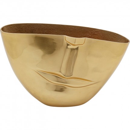 Vase Half Face gold 46cm Kare Design