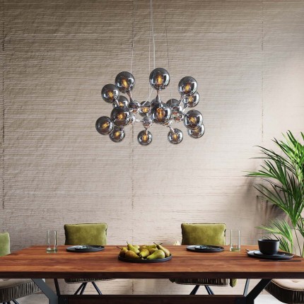 Hanglamp Atomic Balls 18 zilver Kare Design