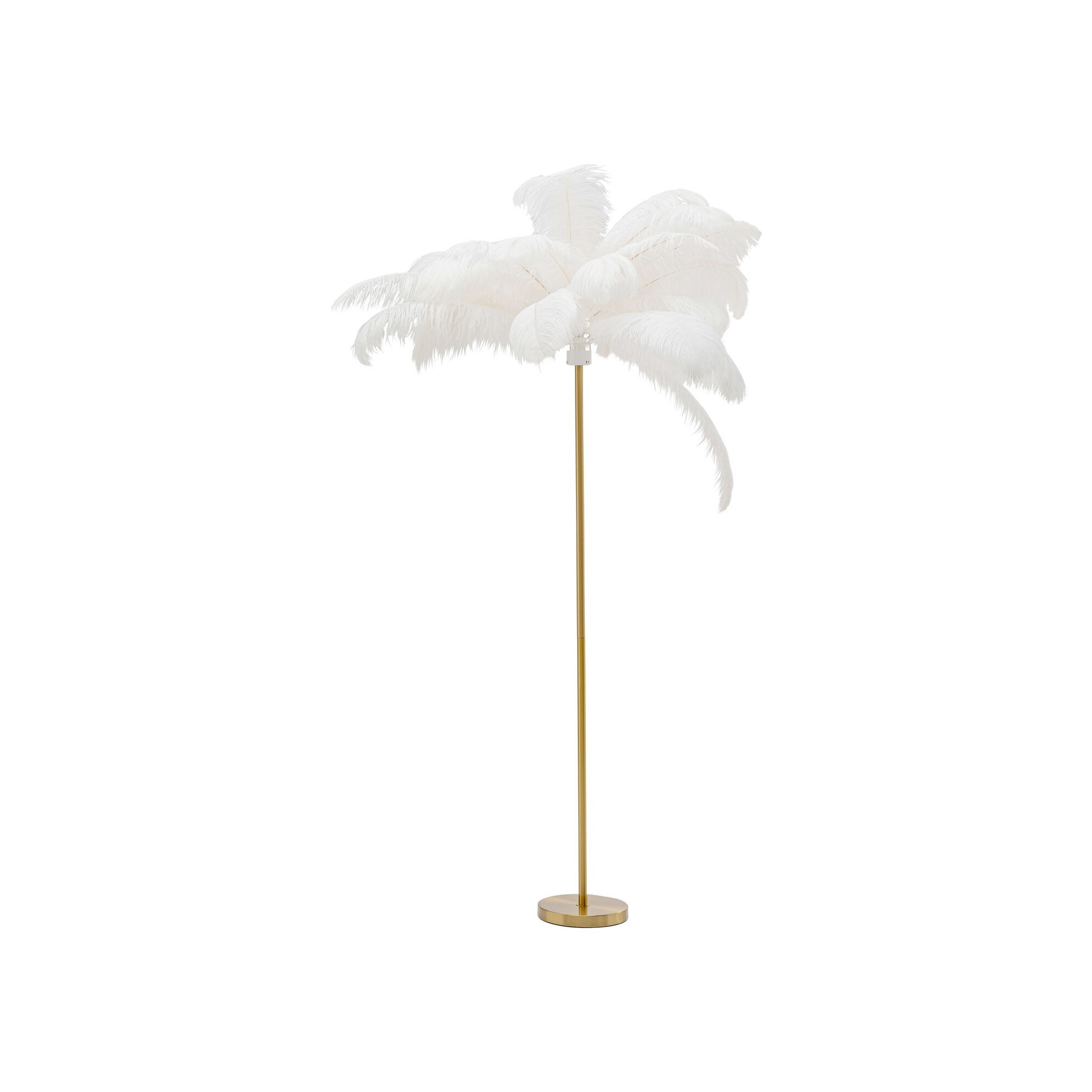 Lampadaire Feather Palm blanc 165cm