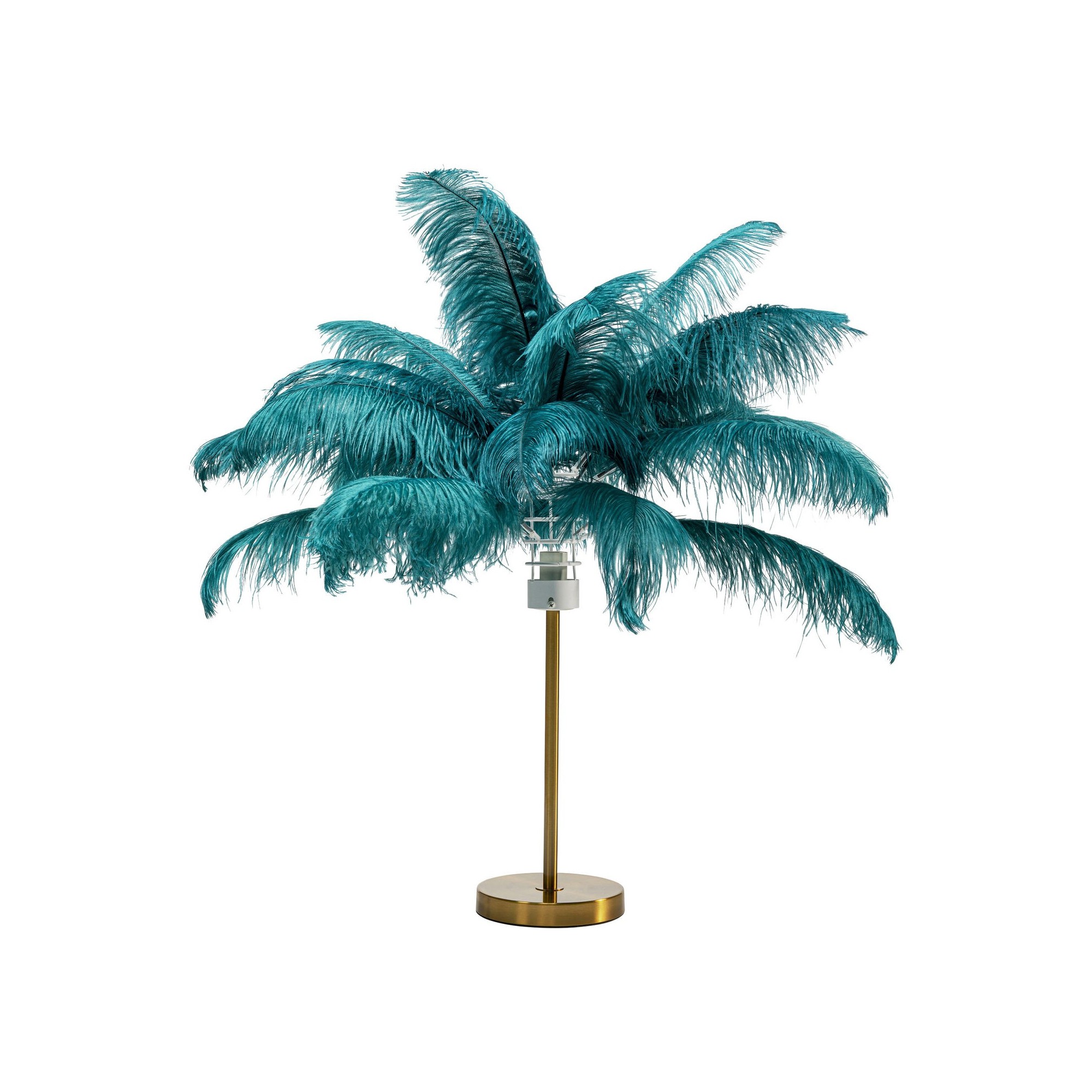 Lampe à poser Feather Palm vert 60cm