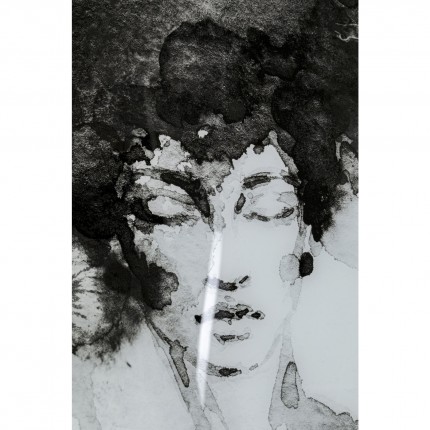 Glass Picture Smokey Hair 100x150cm Kare Design