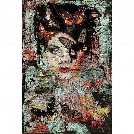 Wandofoto Lady Butterfly 100x150cm Kare Design