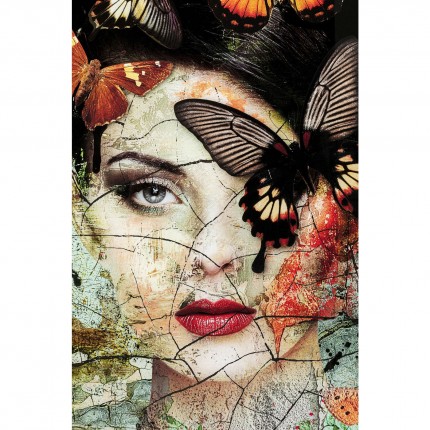 Wandofoto Lady Butterfly 100x150cm Kare Design