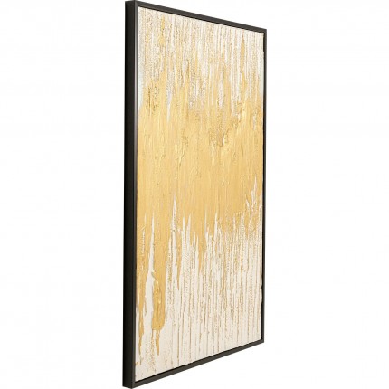 Framed Painting Abstract White 80x120cm Kare Design