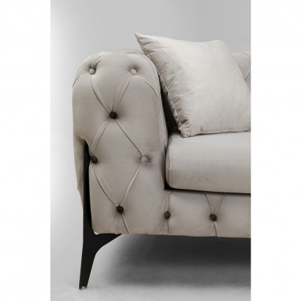 Sofa Bellissima 3-Seater Velvet Beige Kare Design