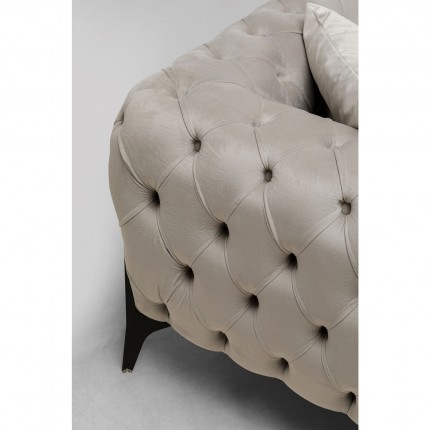 Sofa Bellissima 3-Zits Fluweel Beige Kare Design