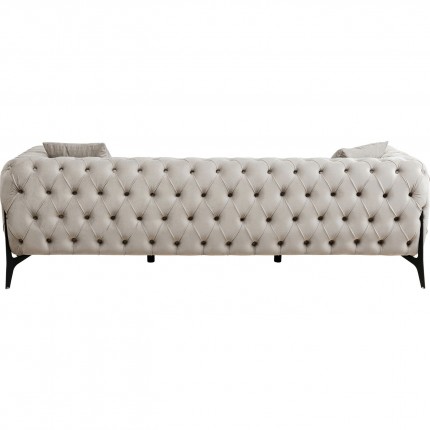 Sofa Bellissima 3-Zits Fluweel Beige Kare Design